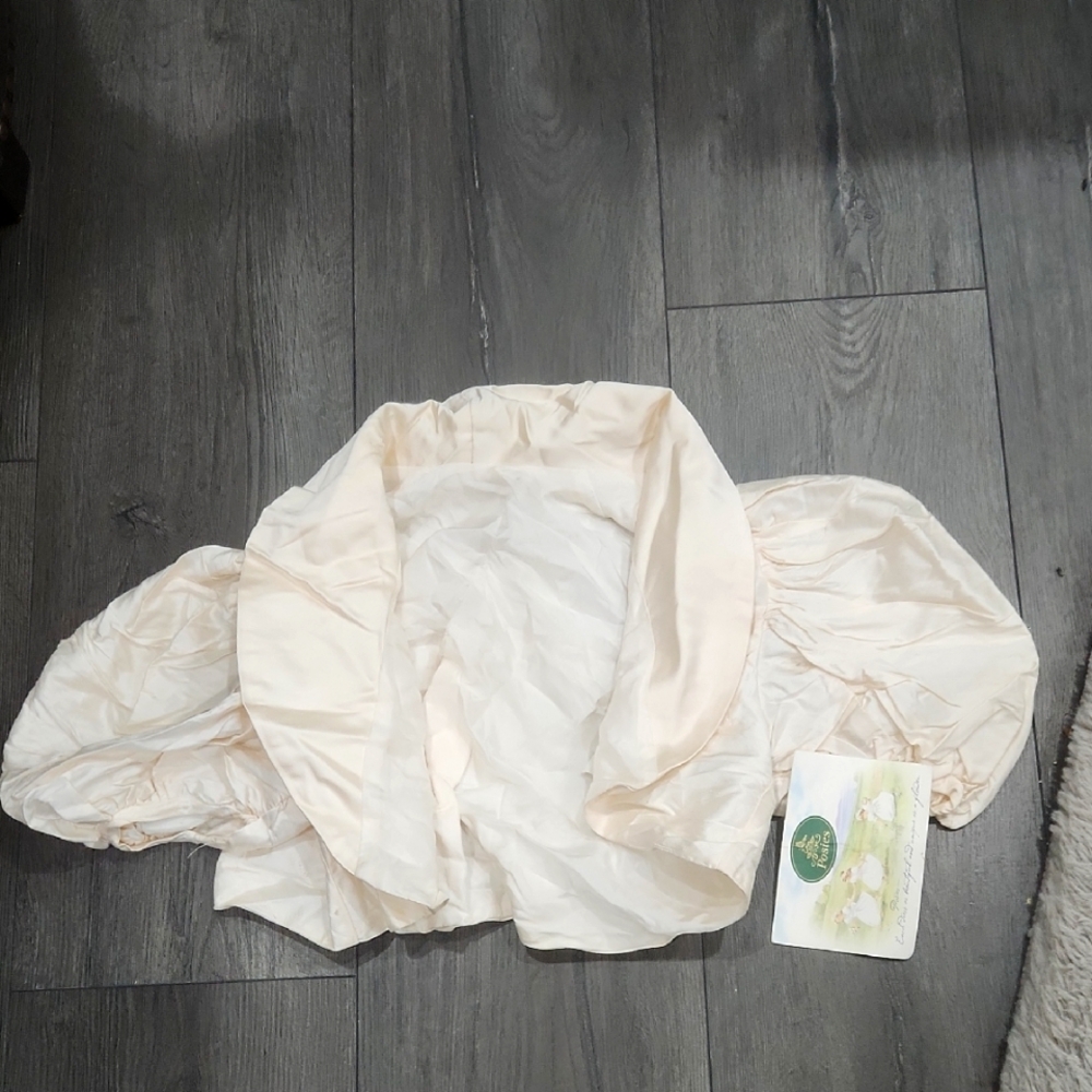 Cream Puff Sleeve Crop Jacket Size 8